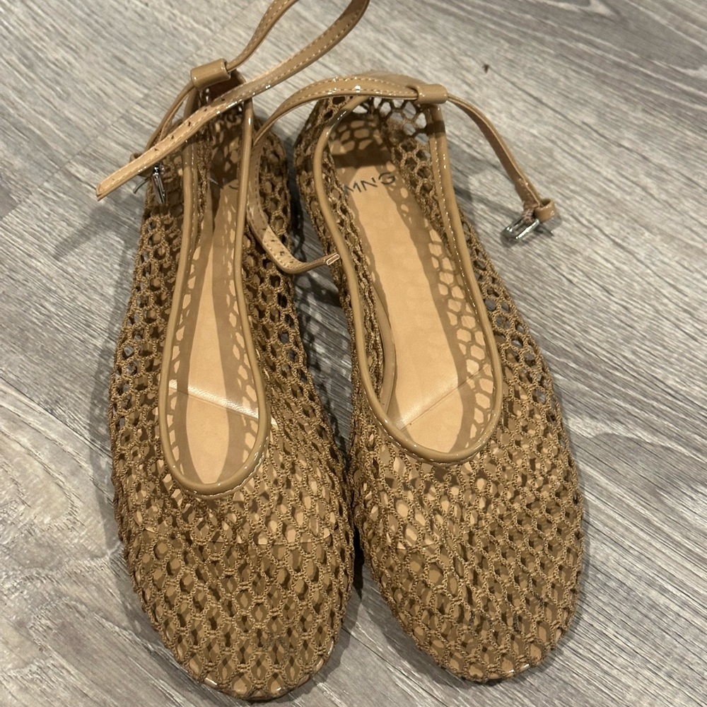 Brown Woven Women's Shoes